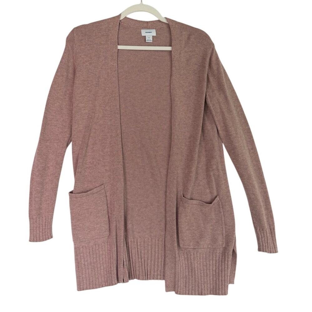Old Navy Dusty Rose Open-Front Women's Cardigan Small